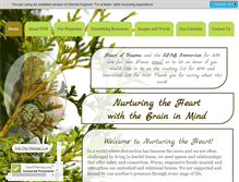 Tablet Screenshot of nurturingtheheart.com